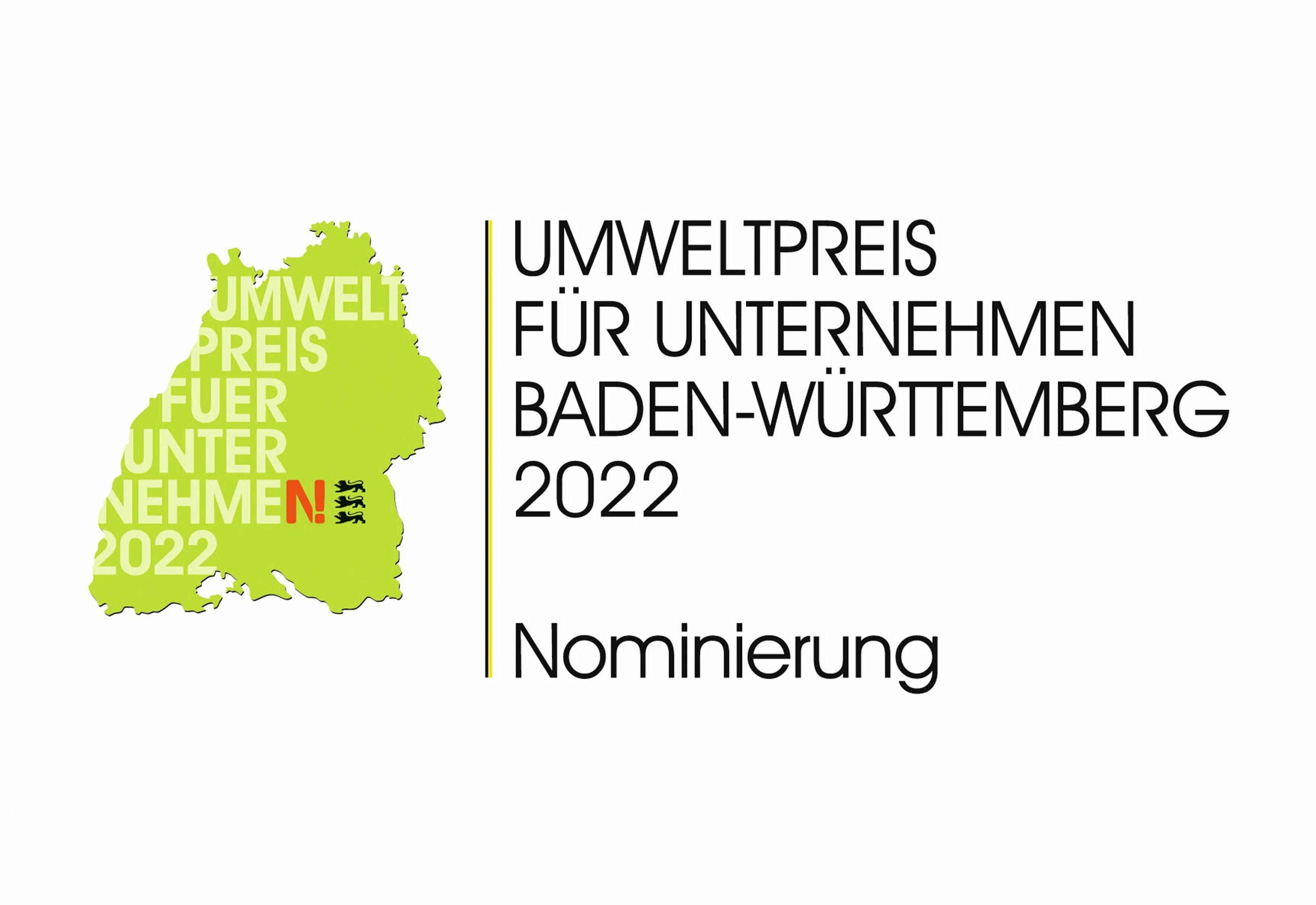 SÜDPACK nominiert für den Umweltpreis 2022 des Landes Baden-Württemberg in der Kategorie "Industrie-Unternehmen mit mehr als 250 Mitarbeitenden