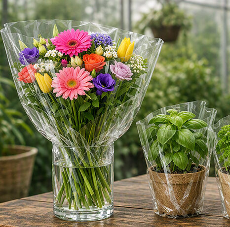 Sustainable Floral Packaging: How Bio-Based Films Combine Freshness and Sustainability
