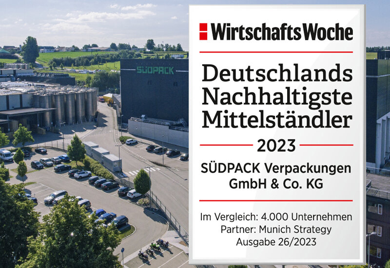 SÜDPACK im nachhaltigen Mittelstands-Ranking 2024 auf dem 10. Platz - WirtschaftsWoche