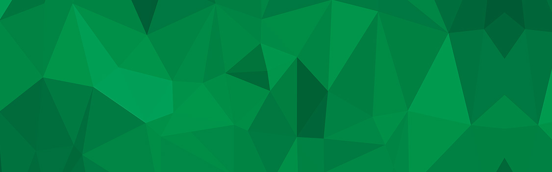 Image displays Polygons in Various Shades of Green