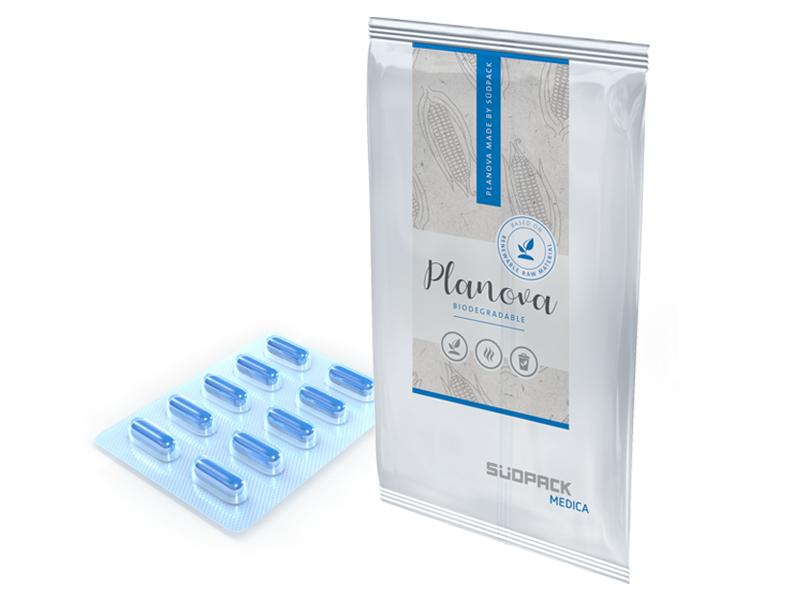 Bild repräsentiert SÜDPACK Medica auf der COMPAMED Messe mit nachhaltigen Folienkonzepten für medizinische Verpackungen.
