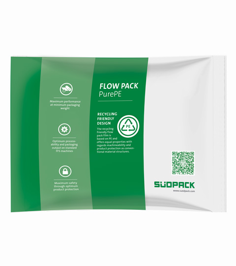 Flow Pack PurePE Verpackung