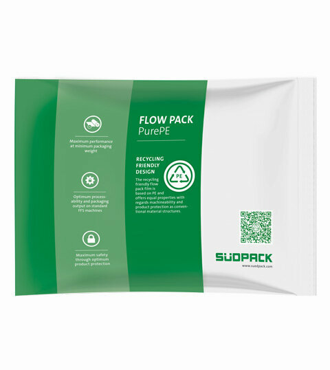 Flow Pack PurePE Verpackung