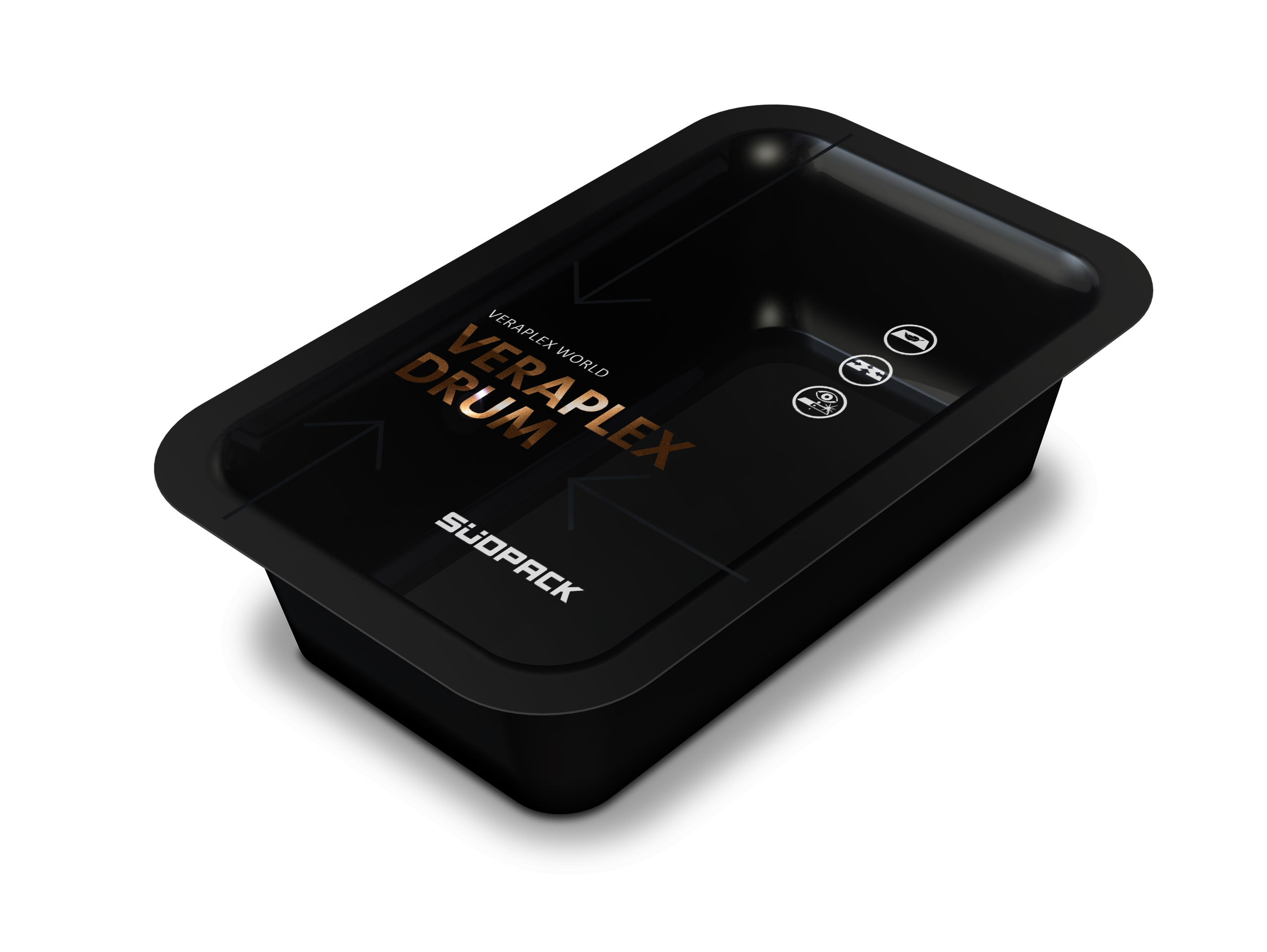 Packshot of a Veraplex Drum by SÜDPACK - Durable and Tear-Resistant Surface Films