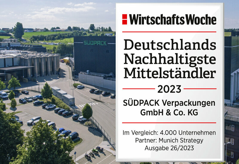 SÜDPACK im nachhaltigen Mittelstands-Ranking 2024 auf dem 10. Platz - WirtschaftsWoche