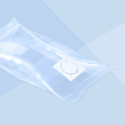 Bild zeigt Packshot einer Tyvek®-Patches in Beutelverpackungen