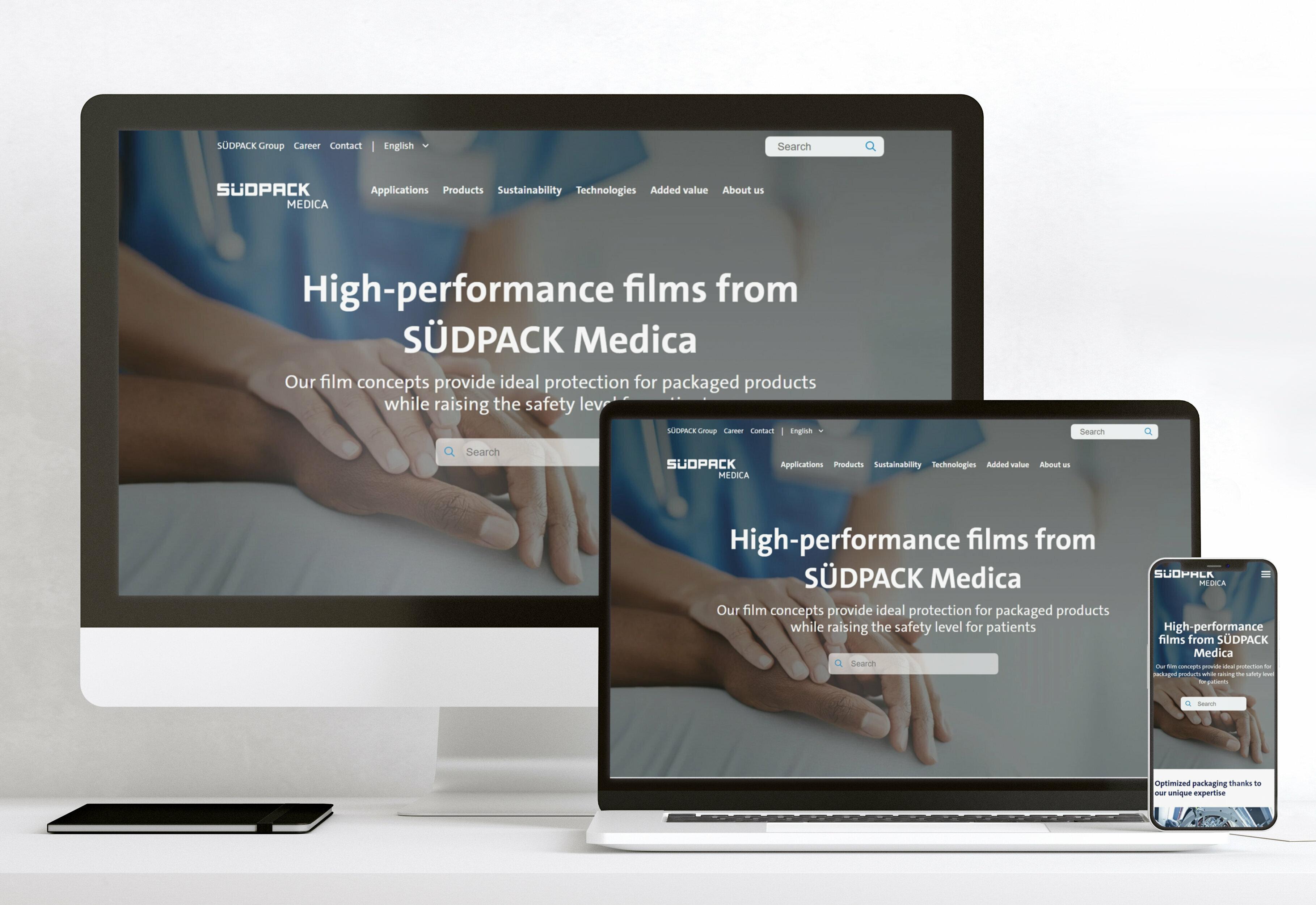 Modern and Well-Structured: Explore the New Medica Website.
