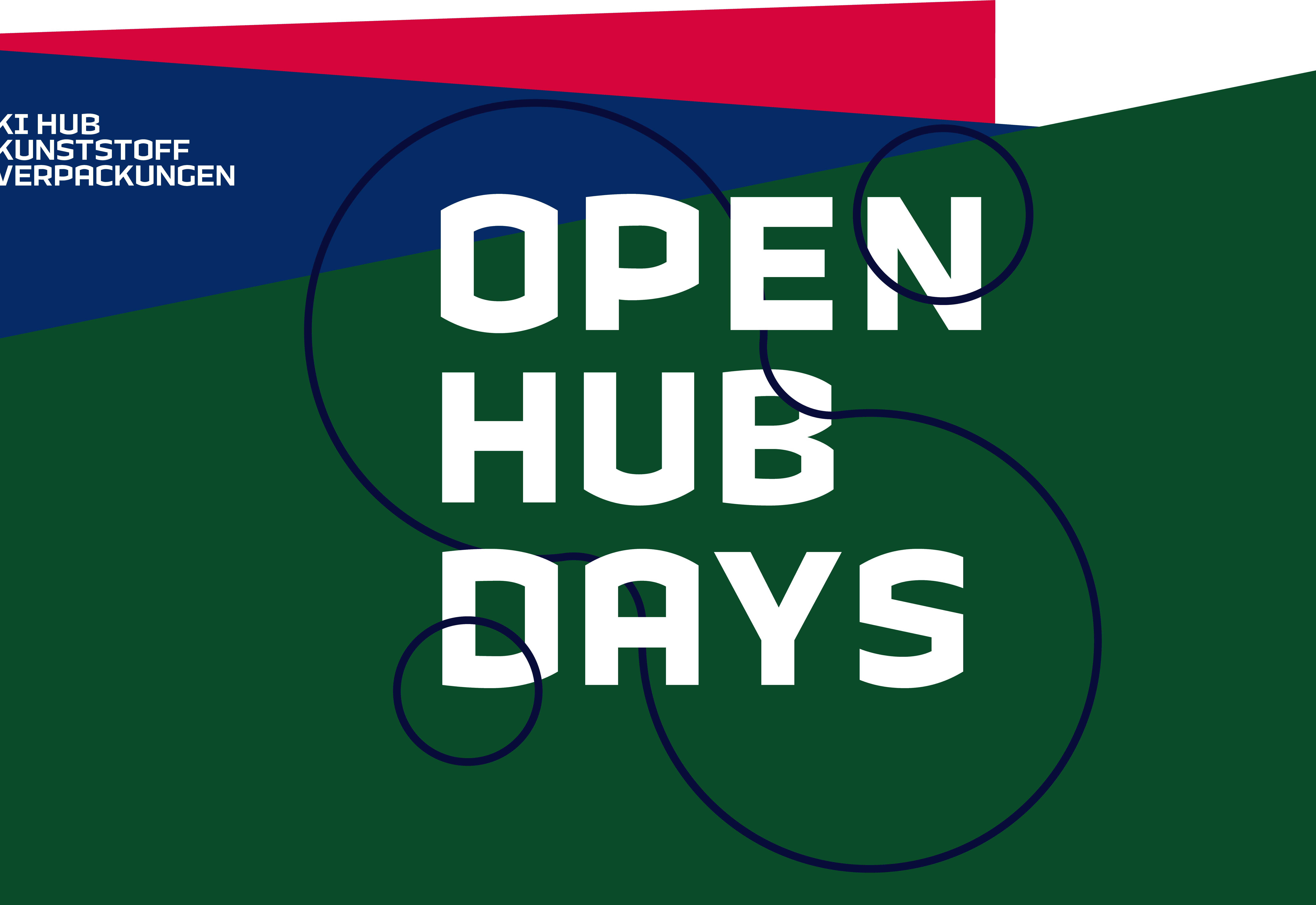 Bild zeigt das Logo der Open Hub Days - Kann KI die Nachhaltigkeit von Kunststoffverpackungen verbessern
