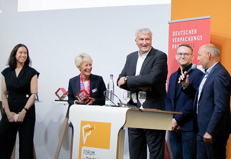 Mit SPQ gewinnt SÜDPACK: Preisverleihung für den Deutschen Verpackungspreis in Gold am 28. September auf der FachPack 2021 in Nürnberg.