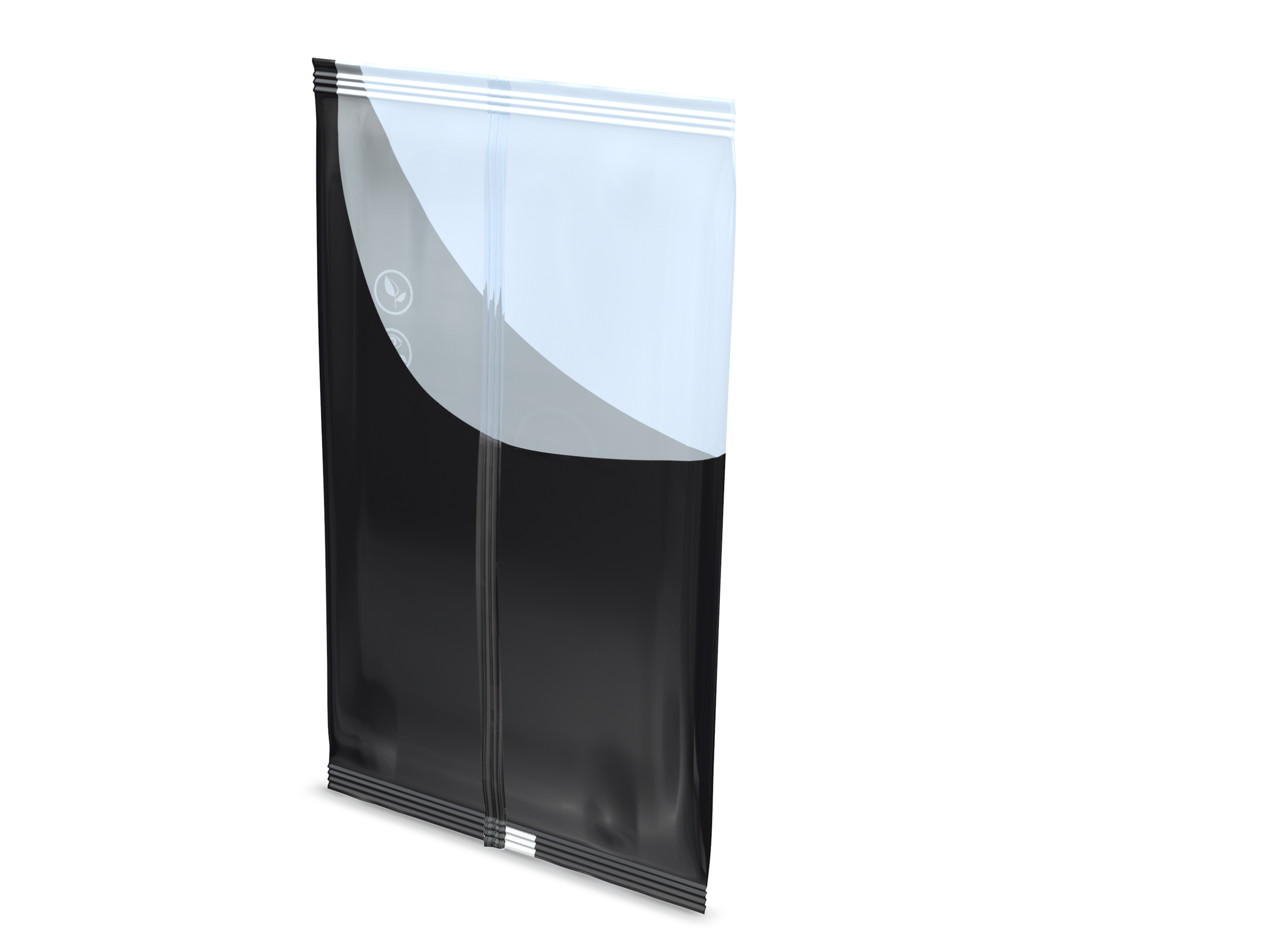 Backside of a Veraplex Flow Pack by SÜDPACK - Highly Transparent Tubular Bag Film with EVOH High Barrier