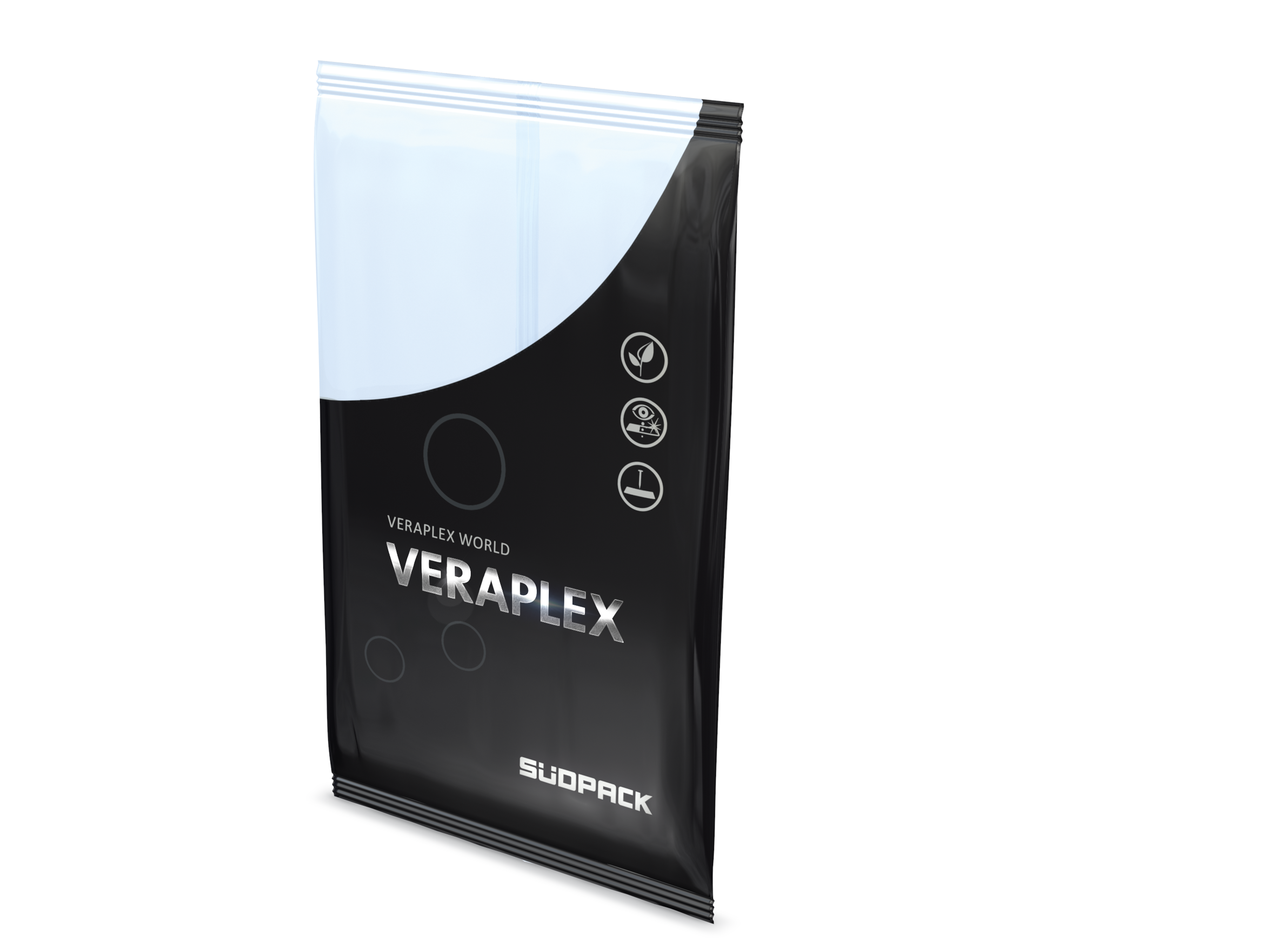 Packshot of a Veraplex Flow Pack by SÜDPACK - Highly Transparent Tubular Bag Film with EVOH High Barrier
