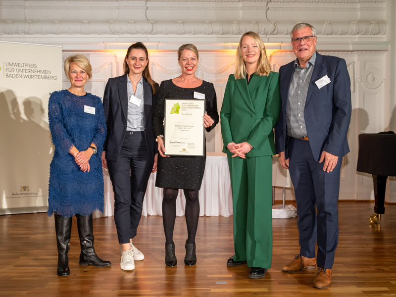 SÜDPACK receives recognition in the category 'Industrial Companies with more than 250 Employees' at the 2022 Environmental Award of the State of Baden-Württemberg