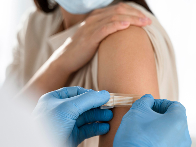 Commencement of vaccination campaign at SÜDPACK: First vaccinations at the headquarters in Ochsenhausen.