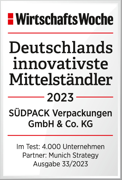SÜDPACK - Most Innovative SME 2023 | WirtschaftsWoche Award
