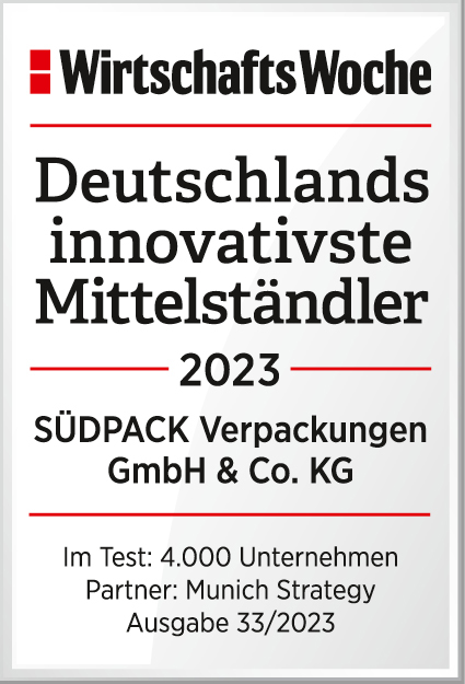 SÜDPACK - Innovativster Mittelständler 2023 | WirtschaftsWoche Auszeichnung