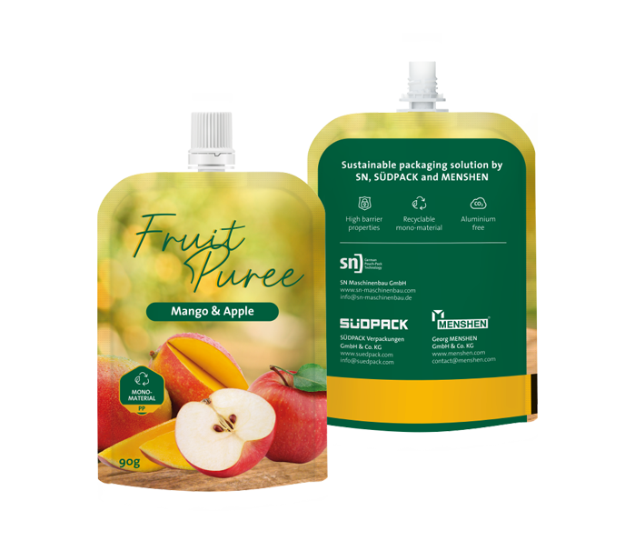 Packshot spouted pouch (front and back)